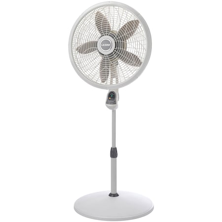 Almo 18-in. Oscillating Pedestal Fan with Remote Control, 3-Speeds, and Adjustable Tilt Head 1850